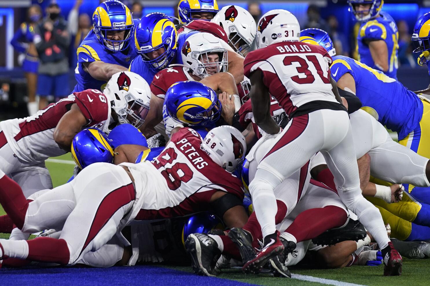 NFL playoff photos: Arizona Cardinals at L.A. Rams