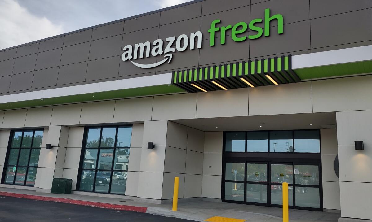 A timeline for opening the Amazon Fresh store in Poway is not yet available.
