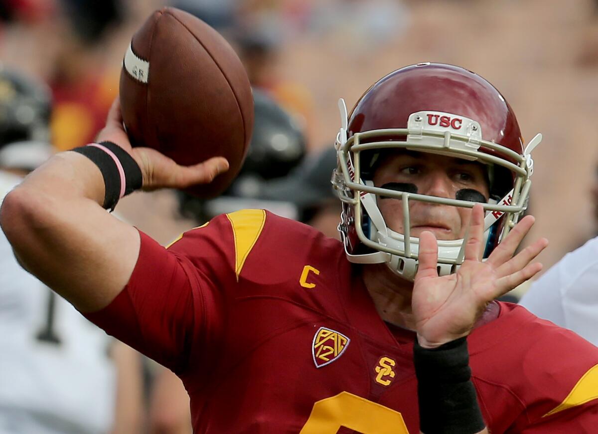USC quarterback Cody Kessler has thrown seven touchdowns with no interceptions this season.
