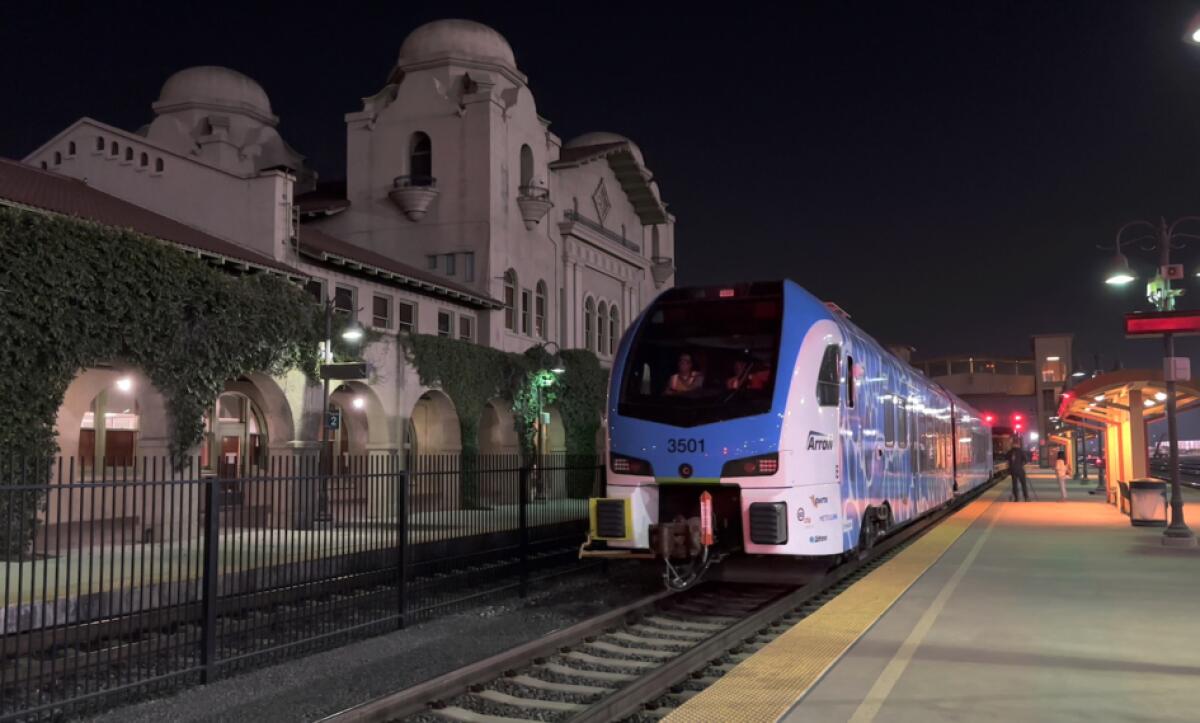 ZEMU arrives in San Bernardino. 