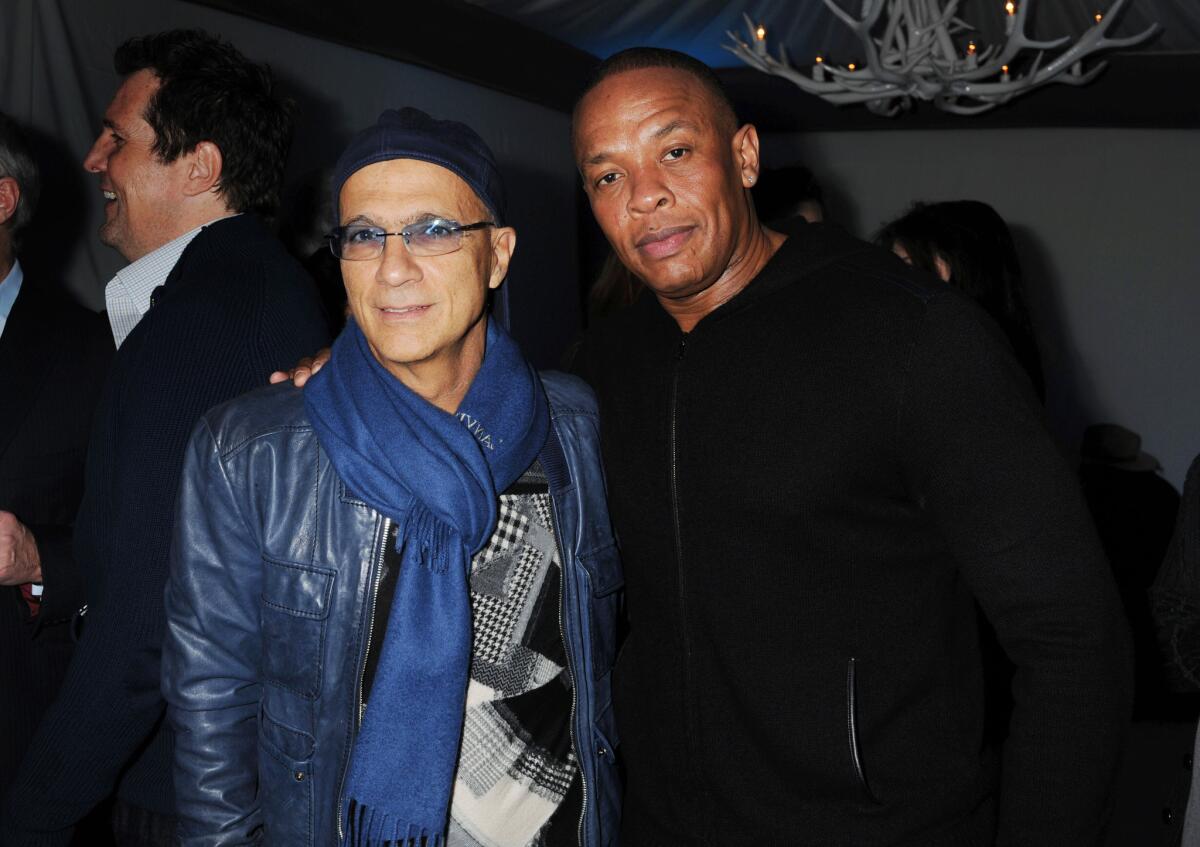 Jimmy Iovine and Dr. Dre of Beats Electronics.