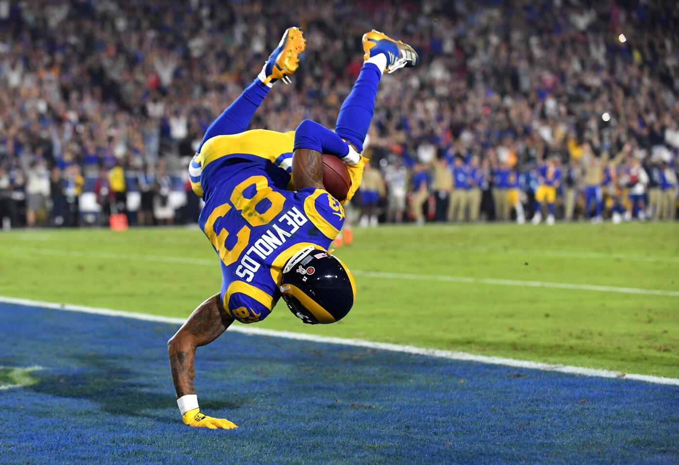 Josh Reynolds Rams Rams take different approach to beat Bears, aid playoff hope - Los ...
