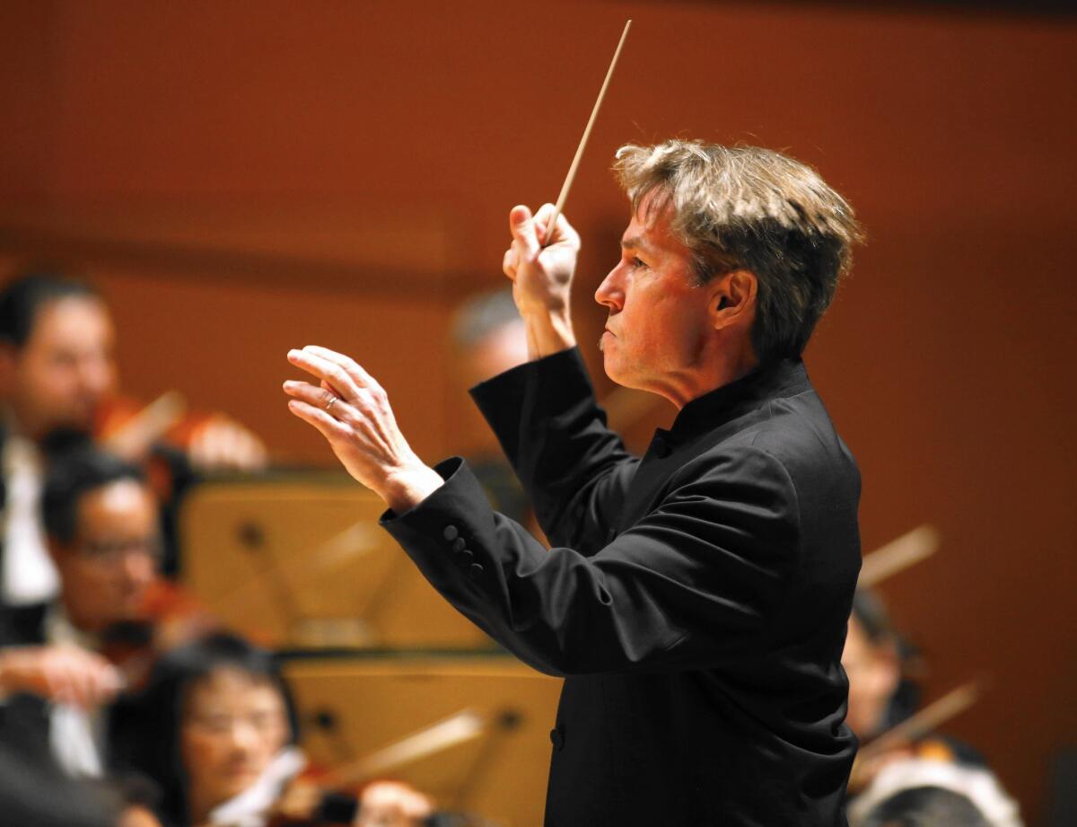 Conductor Esa-Pekka Salonen is back for a monthlong engagement with his old orchestra, the Los Angeles Philharmonic.