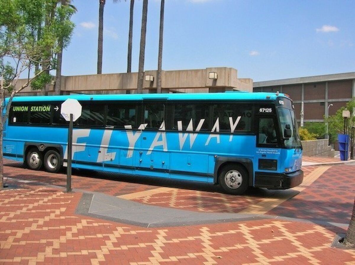 LAX Flyaway bus