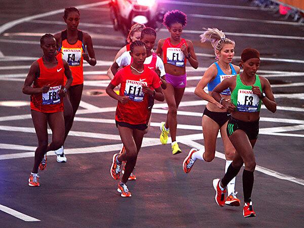Elite women runners