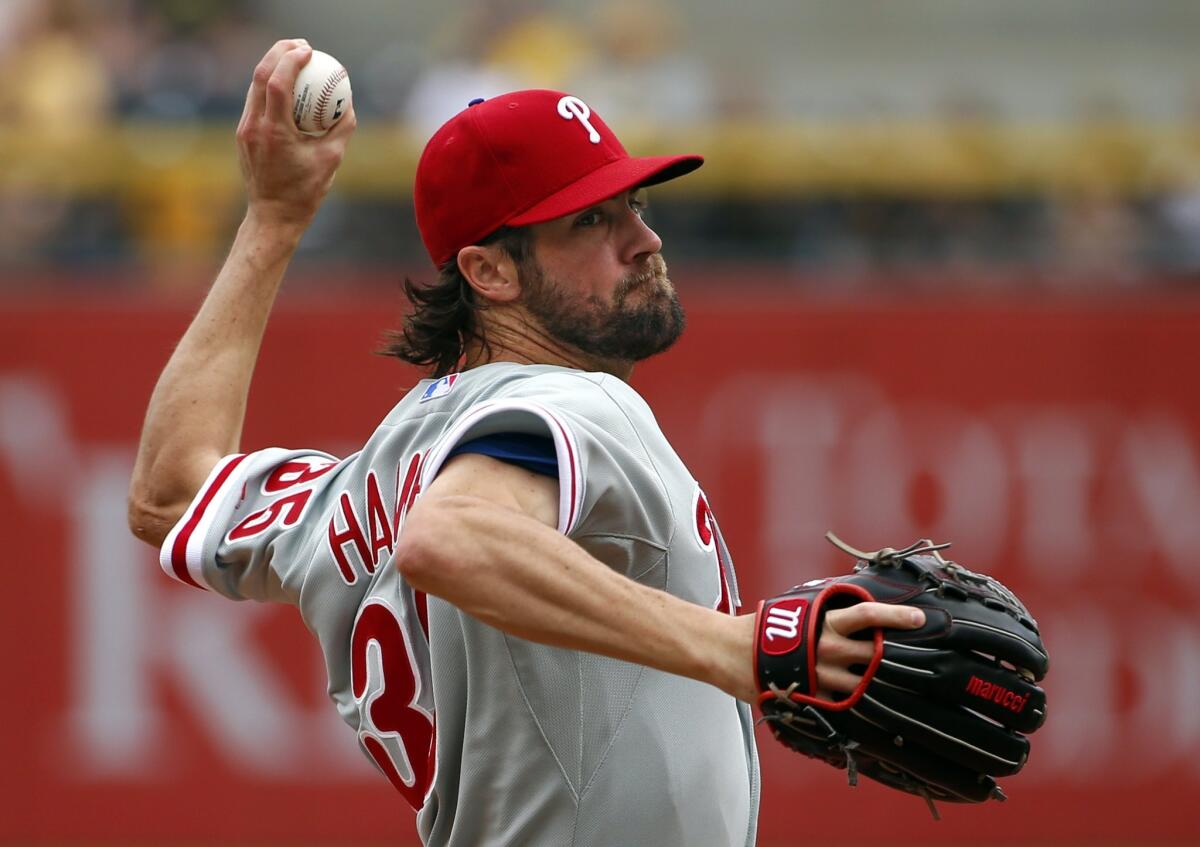 Cole Hamels has been with Philadelphia all 10 years of his major league career.