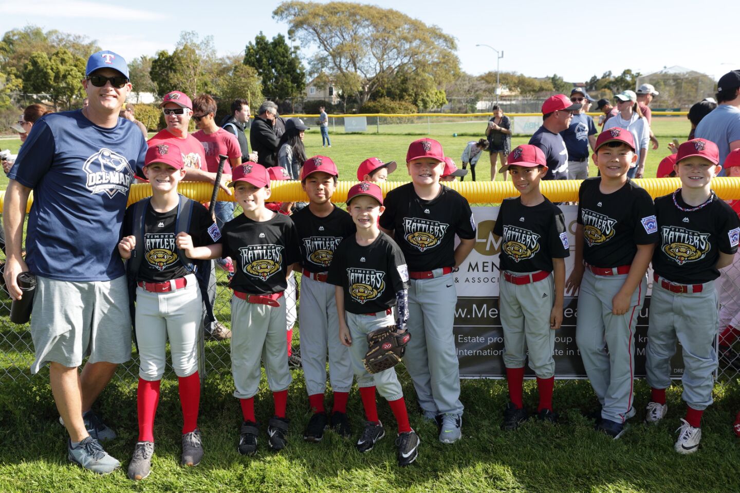 Timber Rattlers at the Del Mar Little League Opening Day