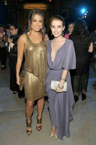 This year's party drew some of Hollywood's most promising young stars like "Twilight's" Nikki Reed, left, and "It's Kind of a Funny Story's" Emma Roberts.