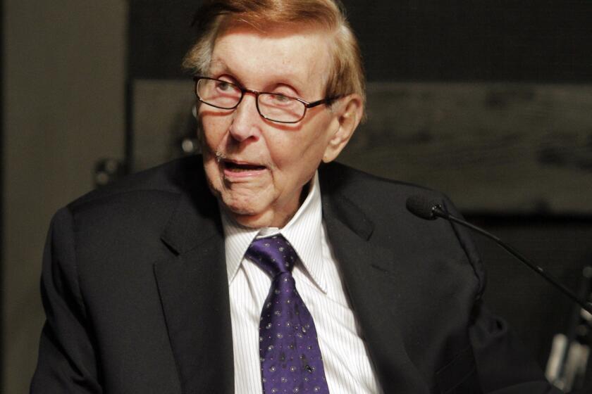 Attorneys representing Manuela Herzer say Sumner Redstone, above in 2013, should make himself available for a deposition in the case to decide if he is mentally competent. Herzer is a former companion of the media mogul.