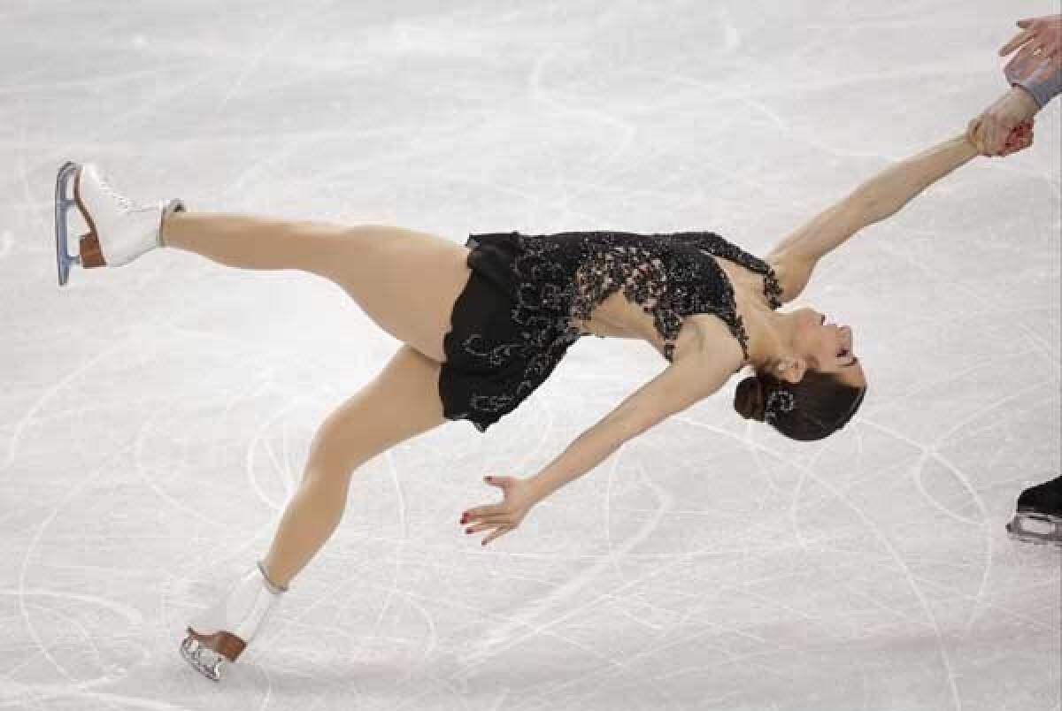 U.S. figure skater Marissa Castelli is shown.