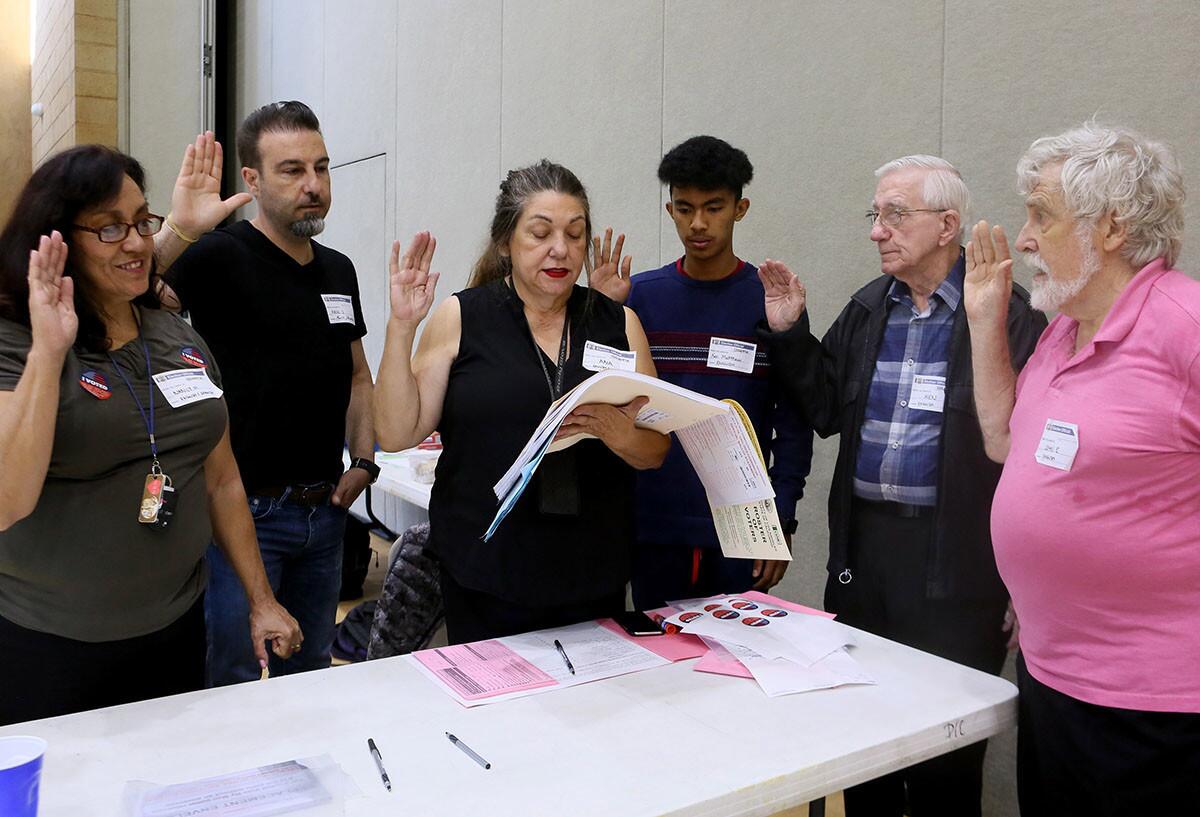 Photo Gallery: Crowds come out to vote in Glendale