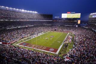 An general view of Levi's Stadium during an NFL football NFC divisional playoff game between the San Francisco 49ers and the Green Bay Packers, Saturday, Jan. 20, 2024, in Santa Clara, Calif. (AP Photo/Godofredo A. Vásquez)