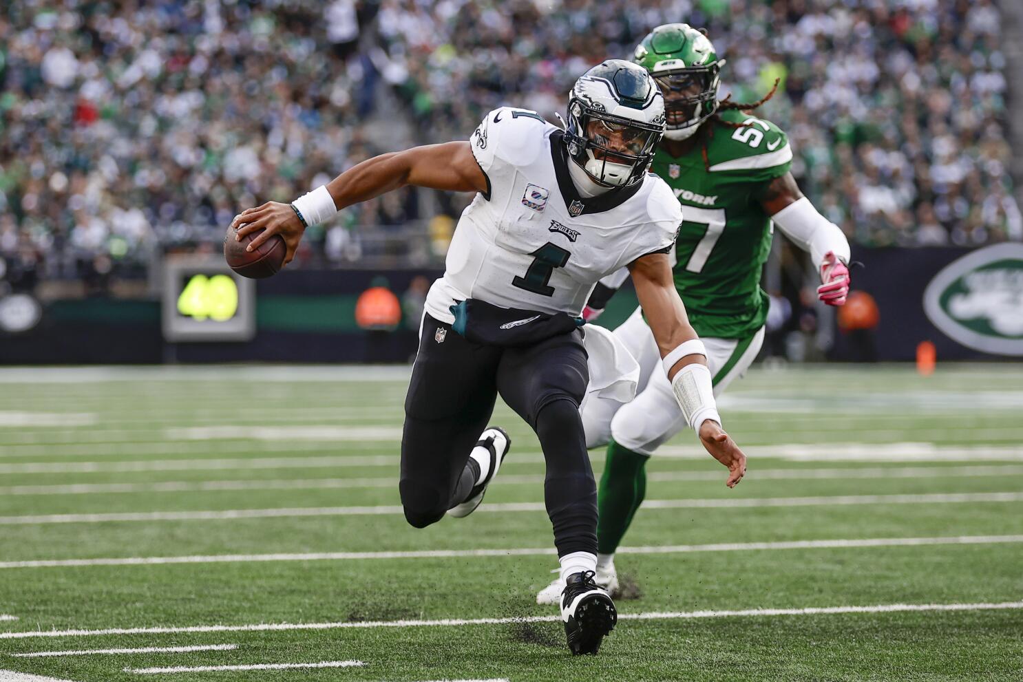 Eagles vs. Jets: 5 stats to know from shocking 20-14 loss in Week 6
