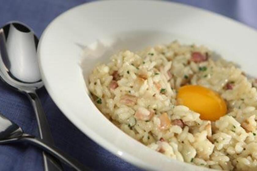 RISOTTO: Sunny-side up.