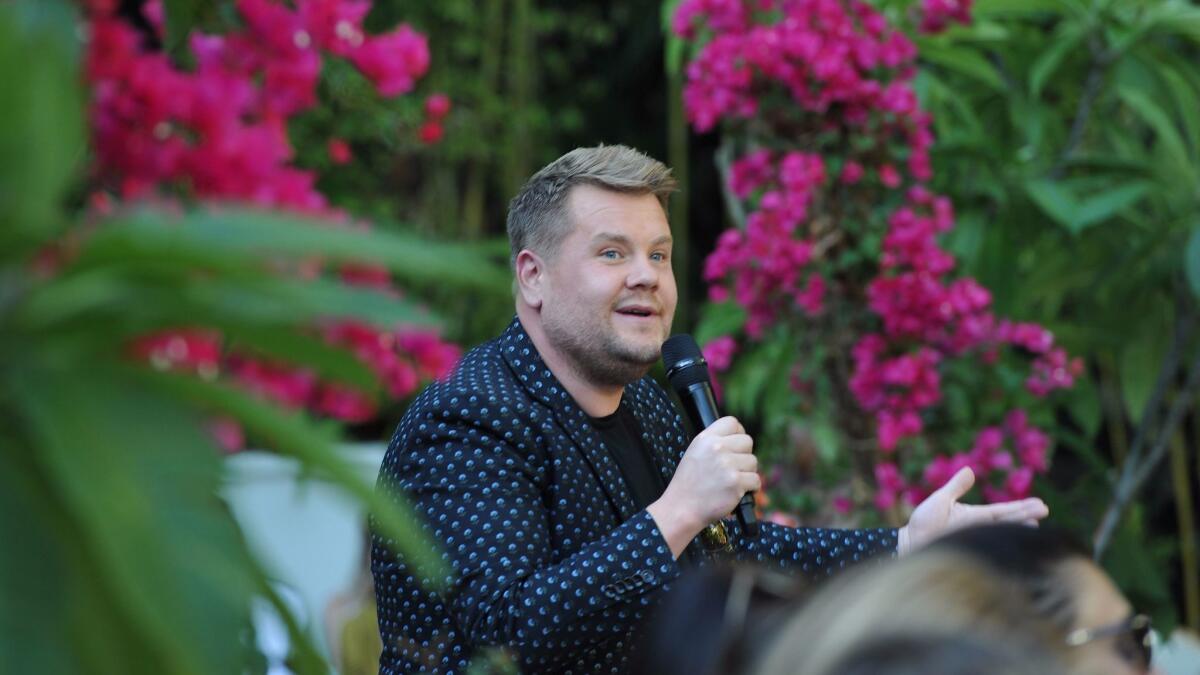 Host James Corden called the annual CFDA/Vogue Fashion Fund show "the Super Bowl for people who don't watch the Super Bowl."