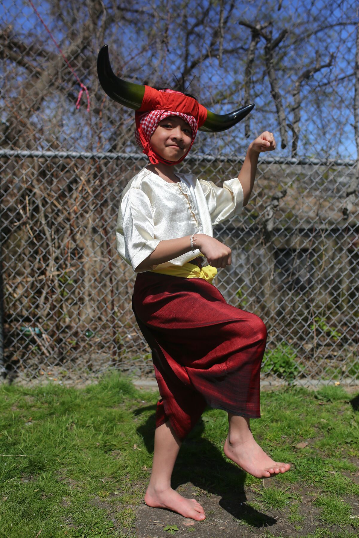 Veesoth Hor, member of a local Cambodian Dance Group