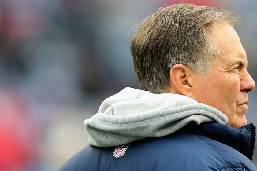 FOXBORO, MA - DECEMBER 24: Head coach Bill Belichick of the New England Patriots looks on before a game against the Buffalo Bills at Gillette Stadium on December 24, 2017 in Foxboro, Massachusetts. (Photo by Maddie Meyer/Getty Images) ** OUTS - ELSENT, FPG, CM - OUTS * NM, PH, VA if sourced by CT, LA or MoD **