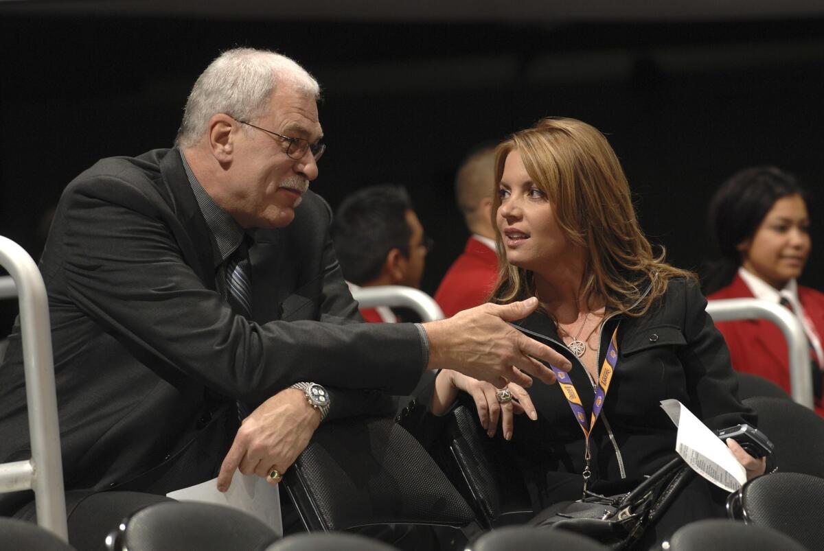 Will Phil Jackson and Jeanie Buss have roles in an upcoming drama centered on a pro basketball team?
