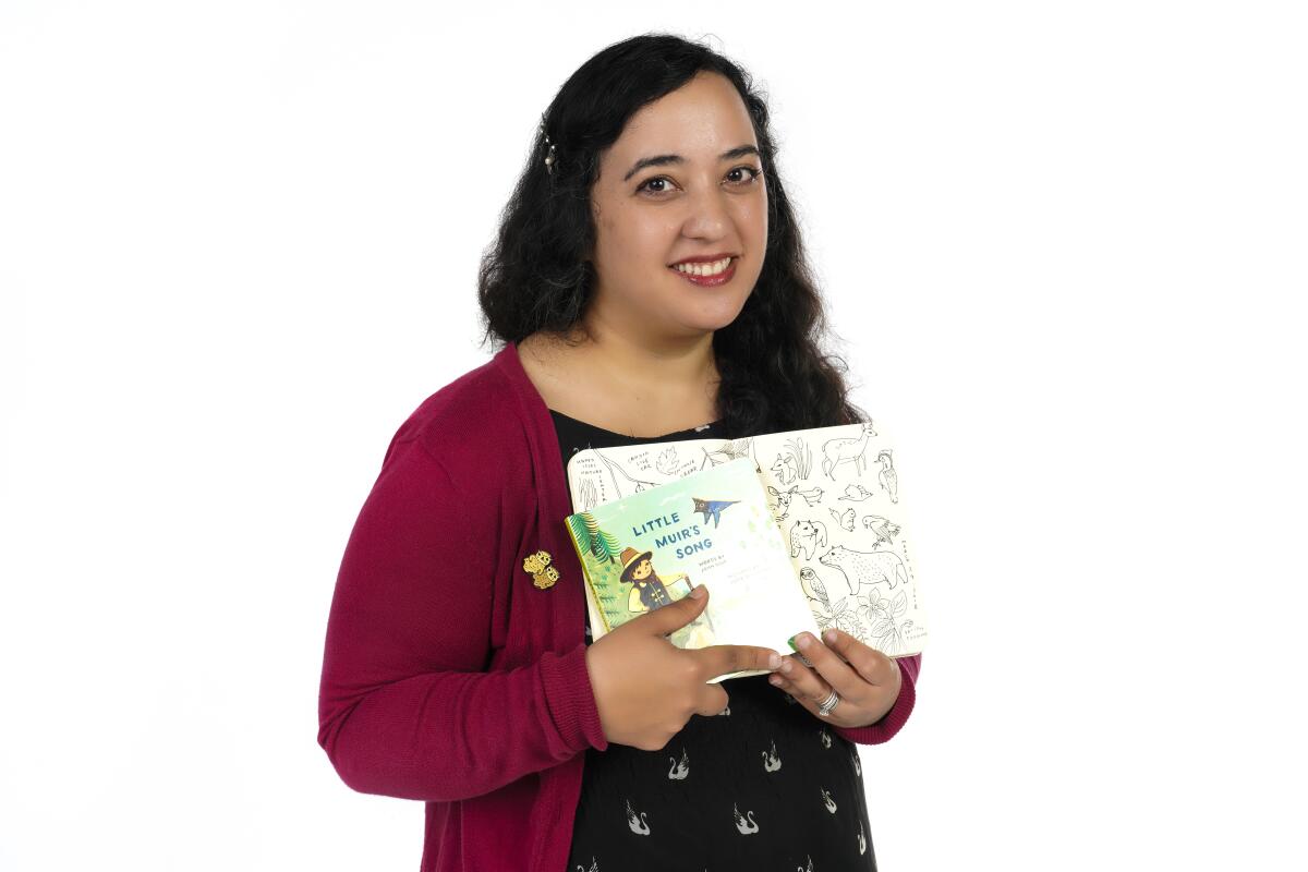 San Diego artist Susie Ghahremani has illustrated a children's book inspired by the words of environmentalist John Muir, entitled "Little Muir's Song," to encourage families with young children to head outdoors.