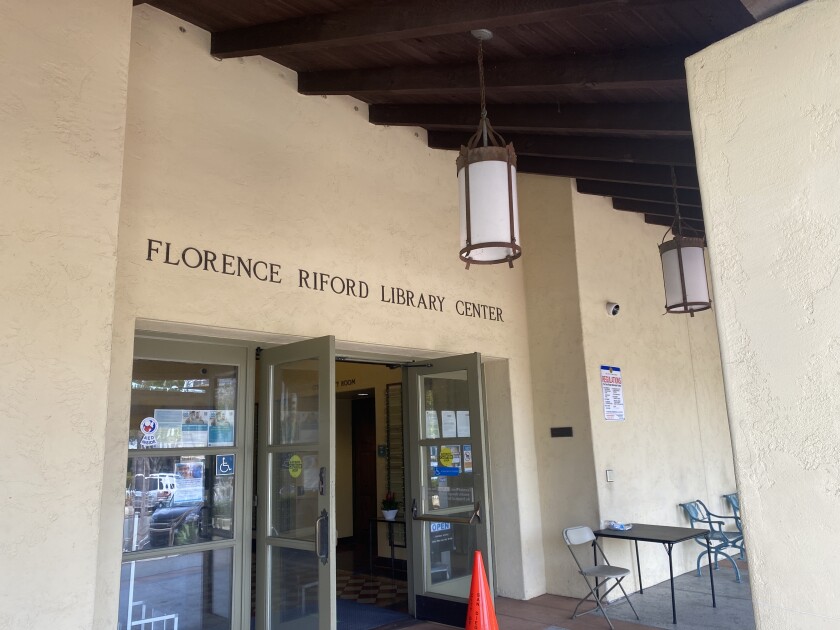 The La Jolla/Riford Library is among 72 San Diego city facilities being considered for use as child care sites.