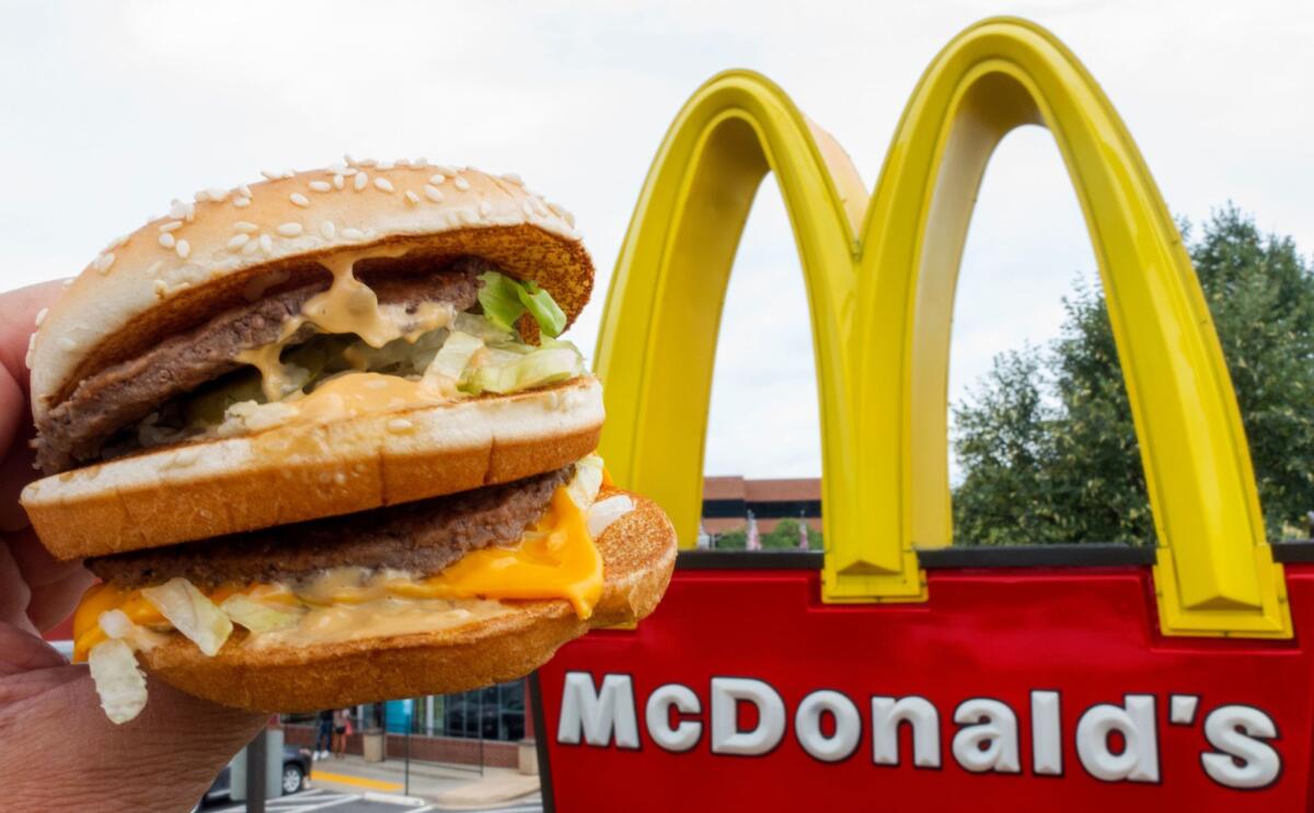 A Big Mac, McDonald's signature sandwich. McDonald’s Corp. announced a new beef antibiotic policy affecting 85 percent of its global supply.