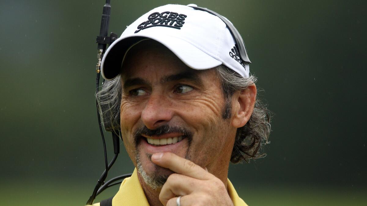 Golf analyst and former PGA and European Tour veteran David Feherty says keeping a busy schedule has helped him overcome his bouts with drinking.