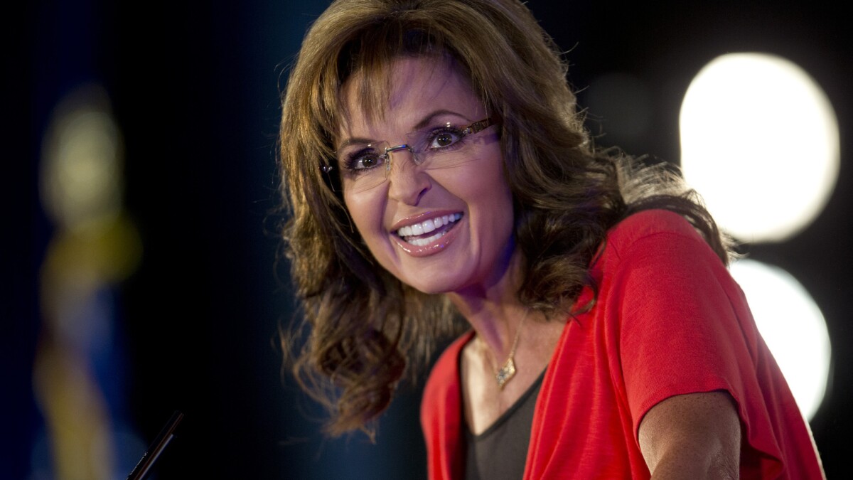 Sarah Palin Connects Putin And Ukraine Aggression To Obamas Jeans Los Angeles Times
