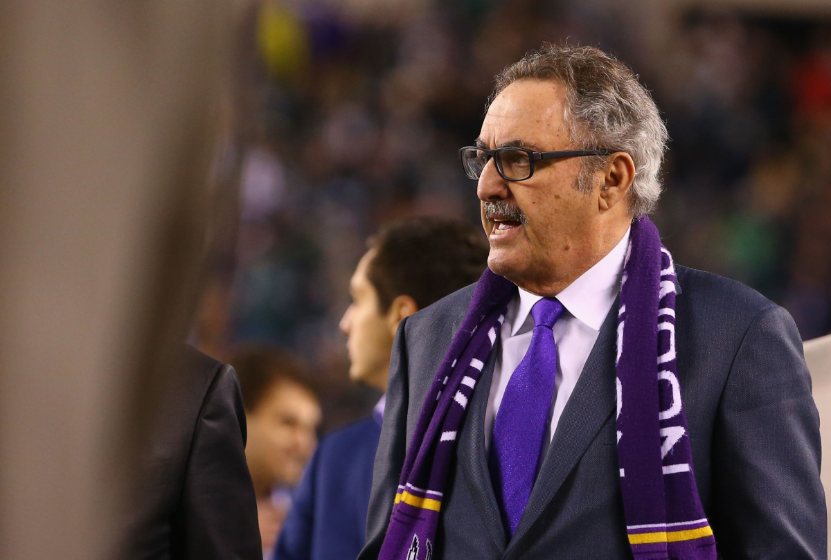 Minnesota Vikings owner Zygi Wilf looks on during a game.