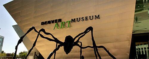 The bronze spider that towers outside the Frederic C. Hamilton Building seems to say something significant about the Denver Art Museum. Namely, that although it is unquestionably a grown-up's museum with serious art at every turn, it's also one that strongly attempts to engage young imaginations. Curators have integrated activities for children in each exhibit, banishing any trace of stuffiness.