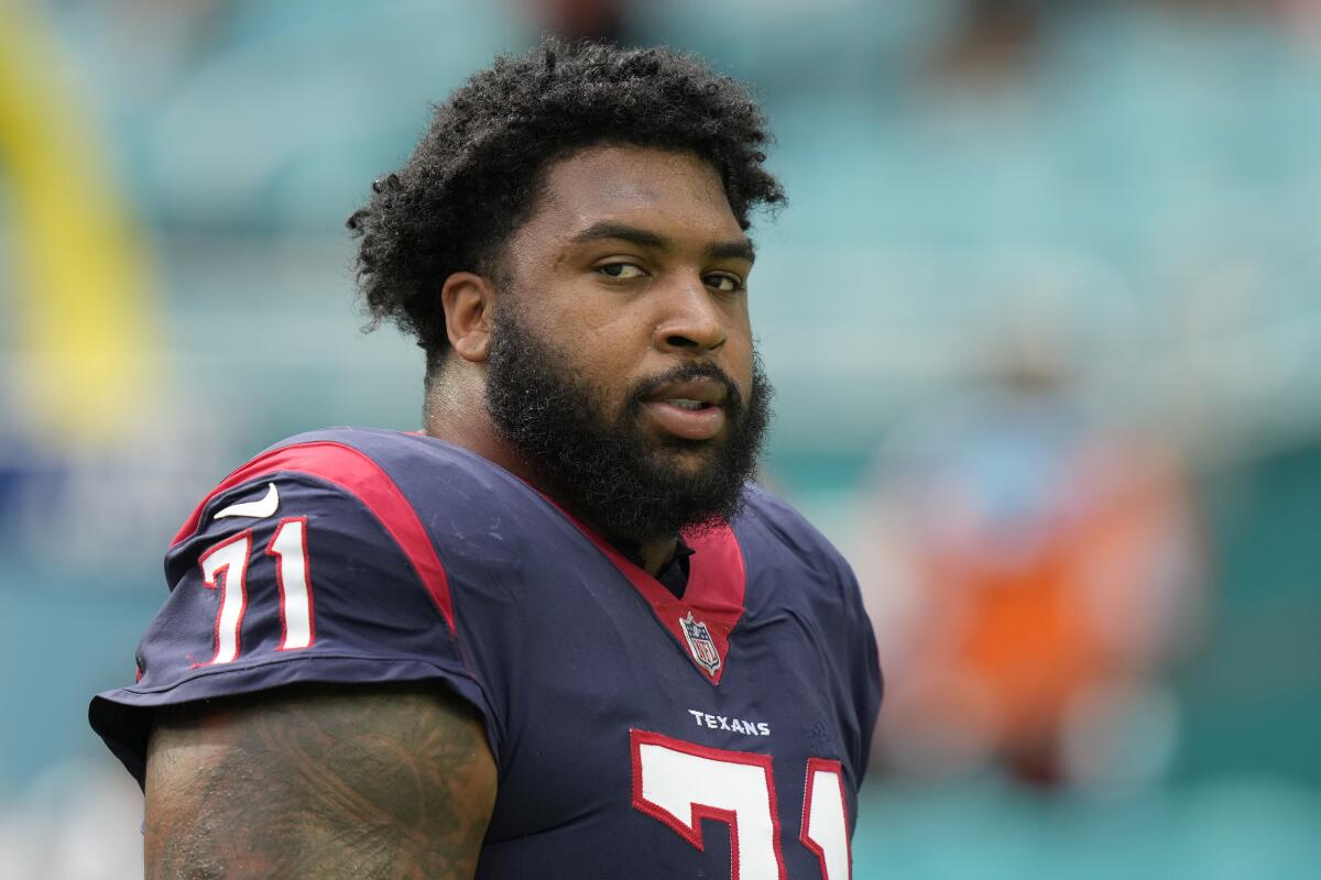 Houston Texans offensive tackle Tytus Howard expected to miss