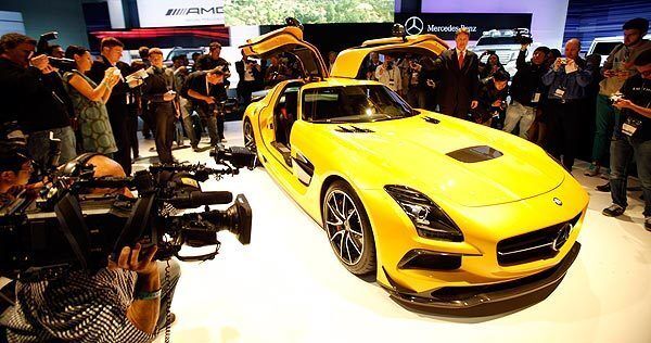 The SLS AMG Black Series at the 2012 L.A. Auto Show.