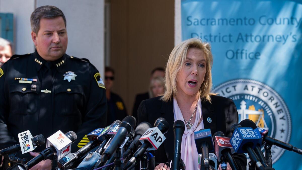 Sacramento Dist. Atty. Anne Marie Schubert, (Paul Kitagaki Jr./Sacramento Bee/TNS) 