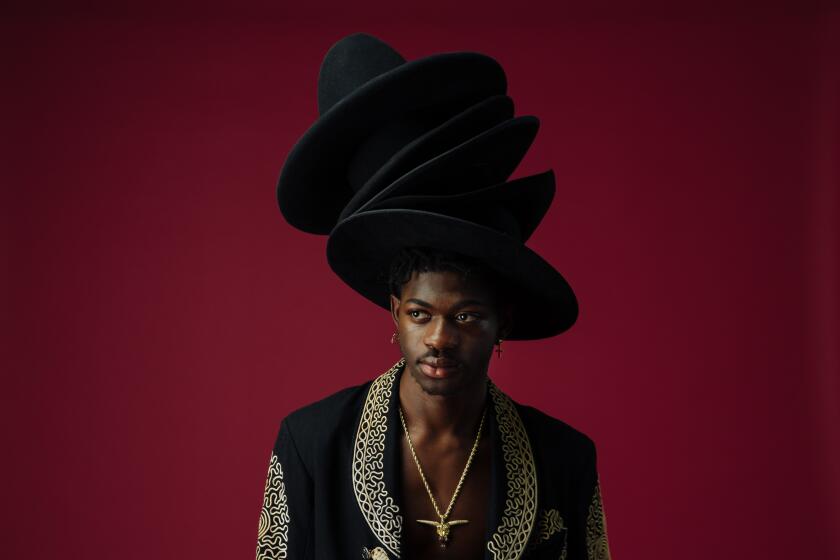 WEST HOLLYWOOD, CALIF. - DECEMBER 05: Lil Nas X poses for a portrait at Cactus Cube Studio on Thursday, Dec. 5, 2019 in West Hollywood, Calif.