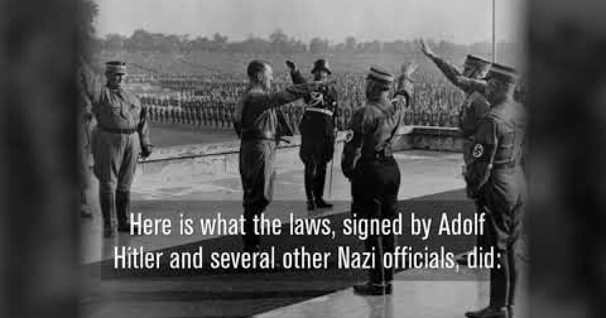 When the Nazis wrote the Nuremberg laws, they looked to racist American ...