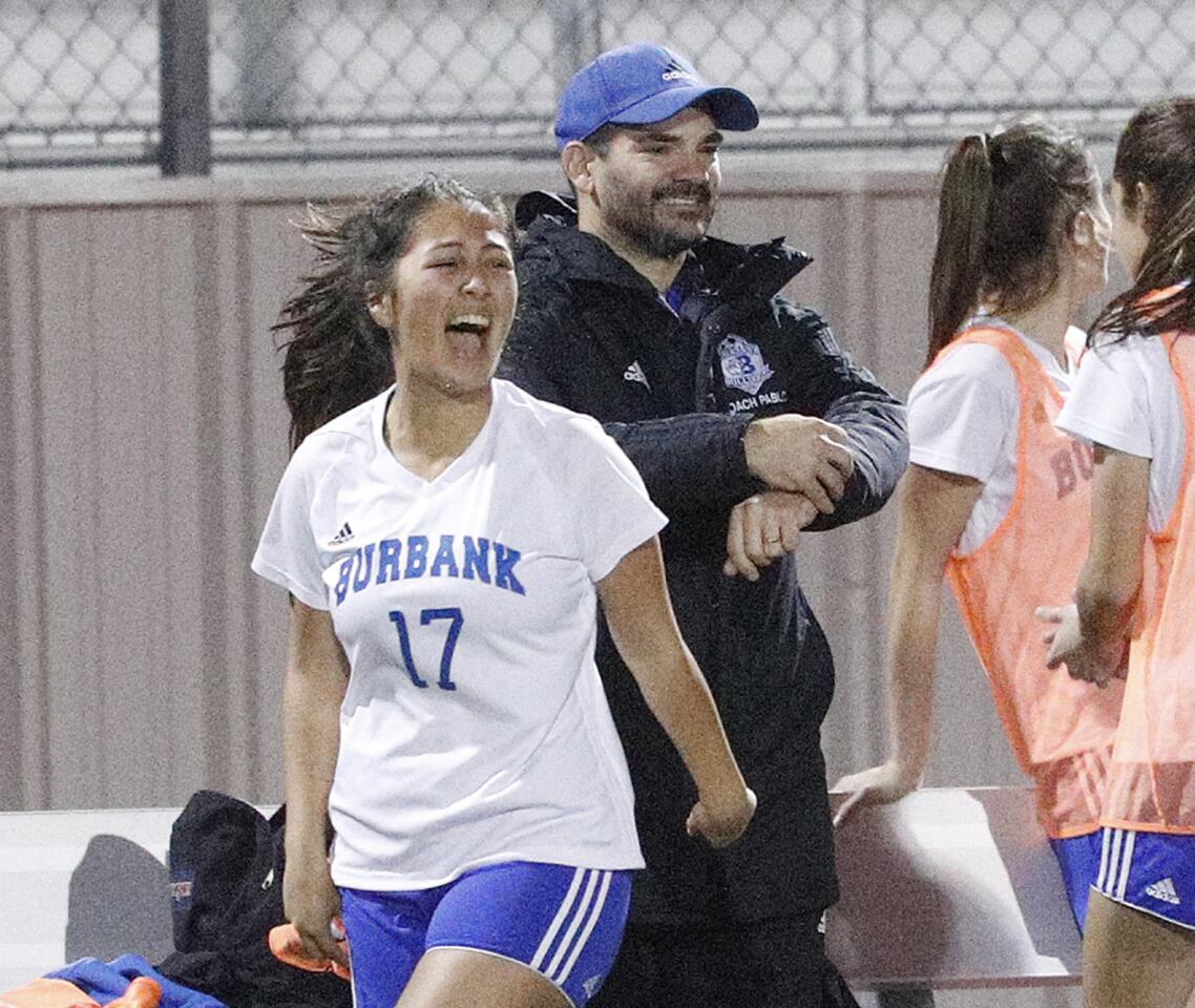 Photo Gallery: Burroughs girls' soccer wins Pacific League title by defeating Burbank in rival game