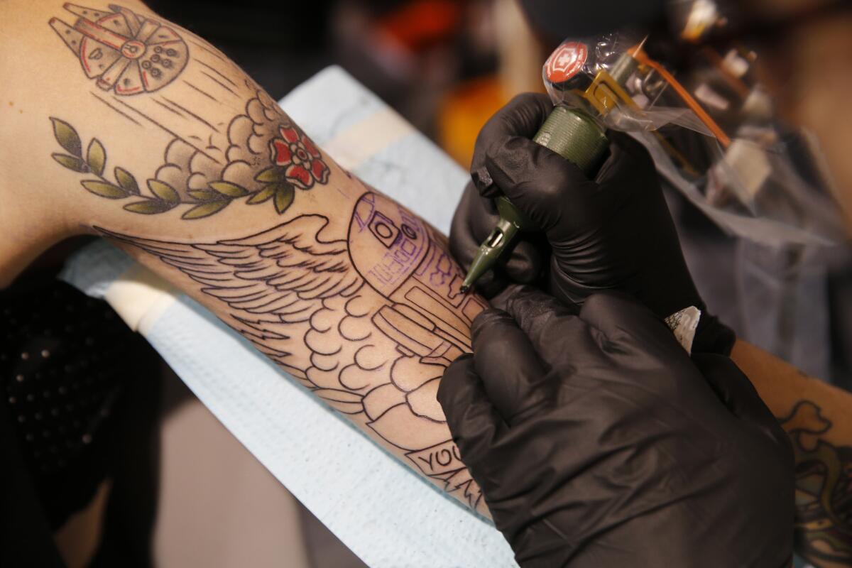 A 2010 study by the Pew Research Center found that nearly 40% of millennials have tattoos, and that nearly half of those who have tattoos sport two to five.