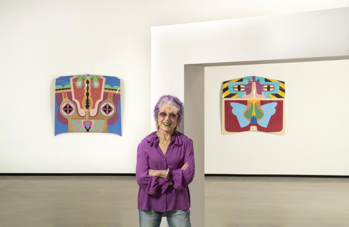 Judy Chicago at Deitch gallery