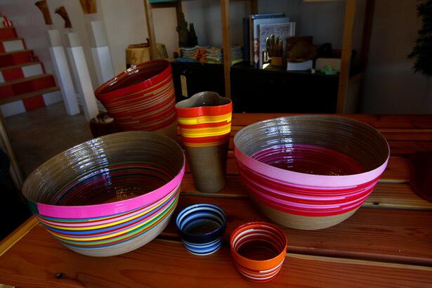 Gift Ideas Under $20.00 Handmade in Elora Ontario Glass Pinch Bowls