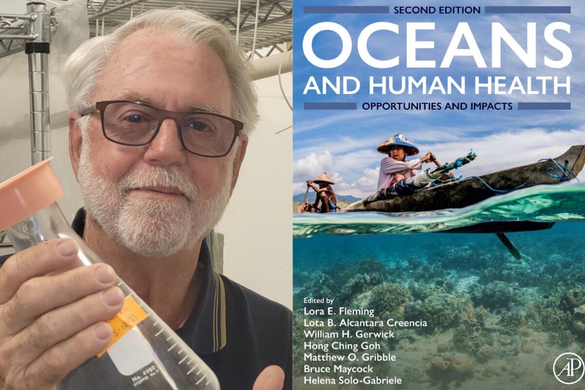 William Gerwick, a professor at the Scripps Institution of Oceanography, is a co-author of "Oceans and Human Health."