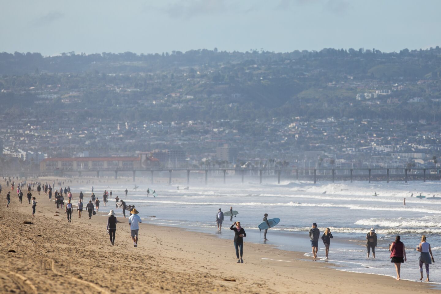 L.A. County beaches reopen for active use