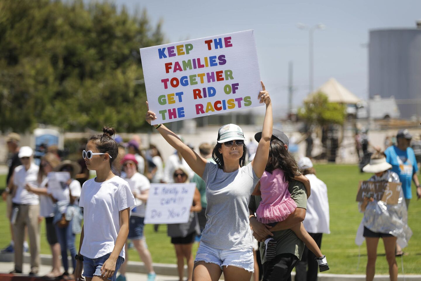 Families Belong Together Carlsbad rally