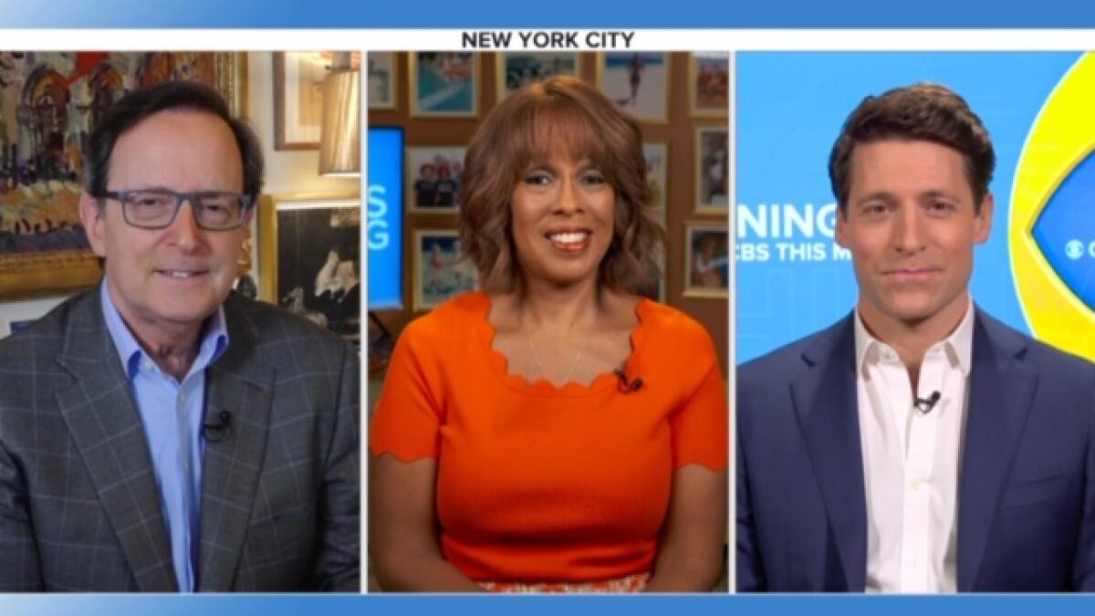 "CBS This Morning" co-hosts Anthony Mason, Gayle King and Tony Dokoupil.
