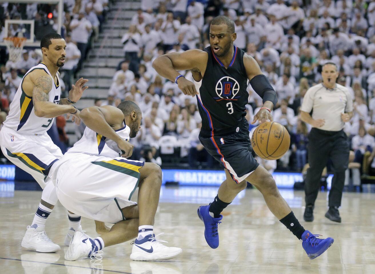 Chris Paul, George Hill, Boris Diaw