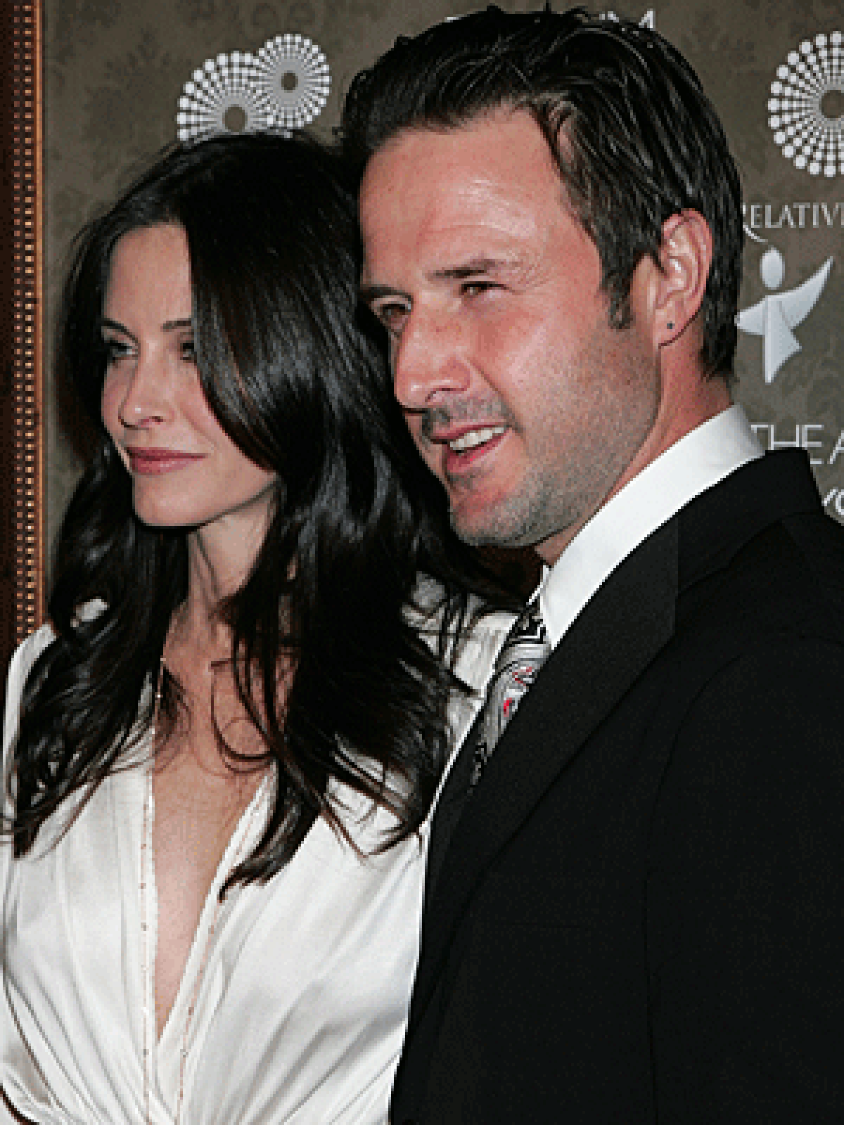 Courtney Cox and David Arquette are pictured at Elysium's 2nd annual black tie gala.