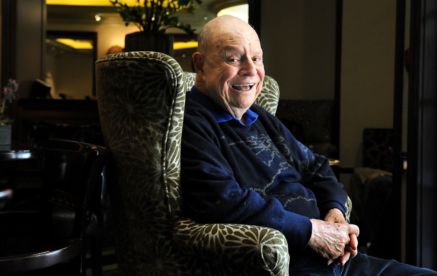 Comedian Don Rickles will be given the Friars club tribute in New York as he is photographed at the Four Seasons Hotel in Beverly Hills.