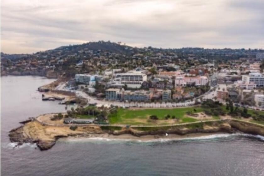 An overview of part of La Jolla that is included in the Park Coastal Historic District
