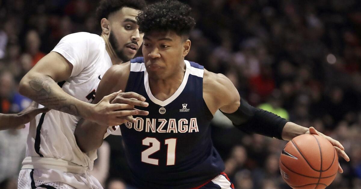 Former Gonzaga forward Rui Hachimura staying with Lakers on 3-year