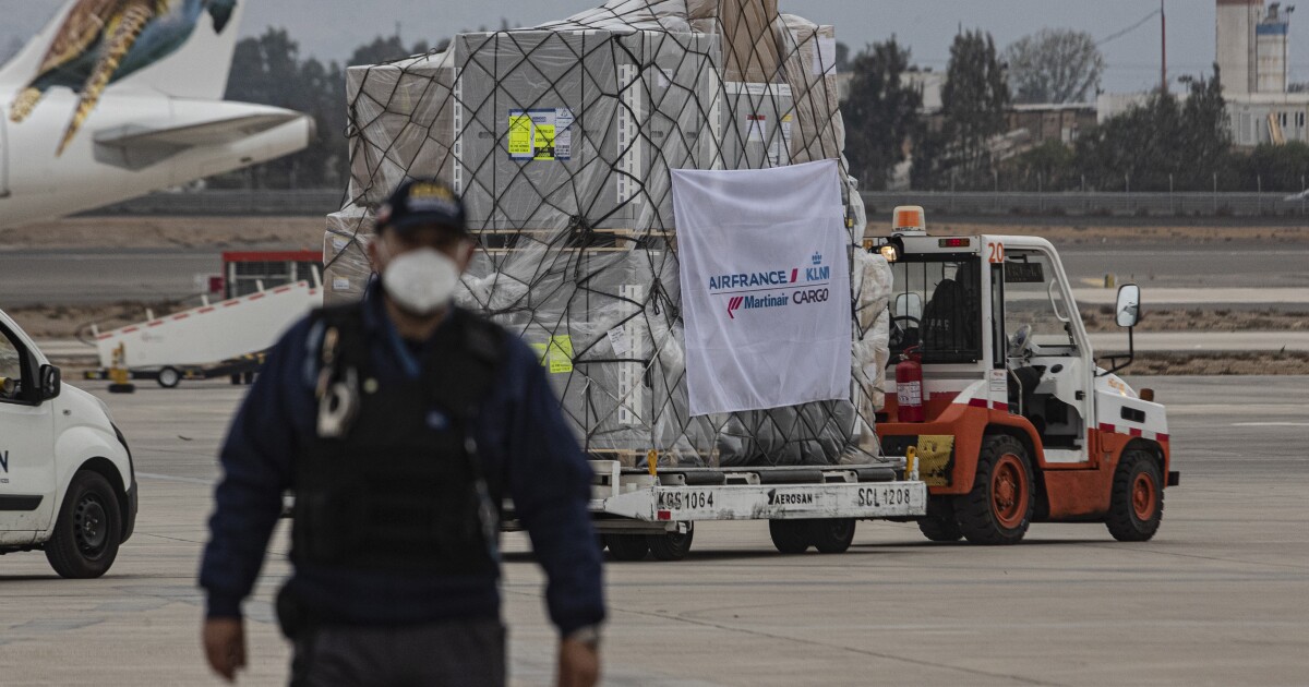 First AstraZeneca vaccines arrive in Chile