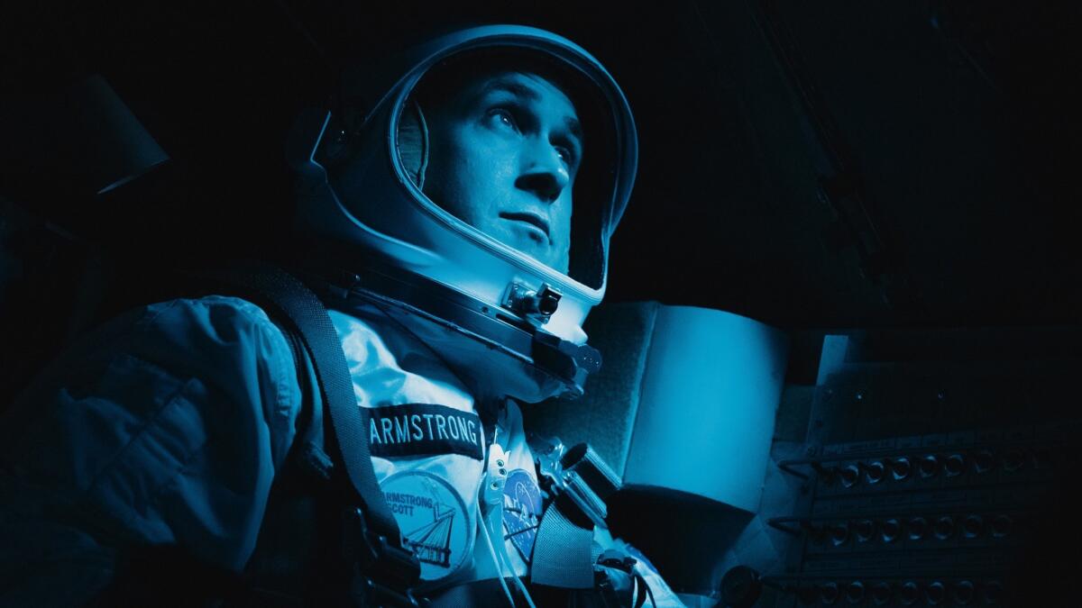 Ryan Gosling in a scene from Damien Chazelle's "First Man," which had its North American premiere at the Telluride Film Festival.