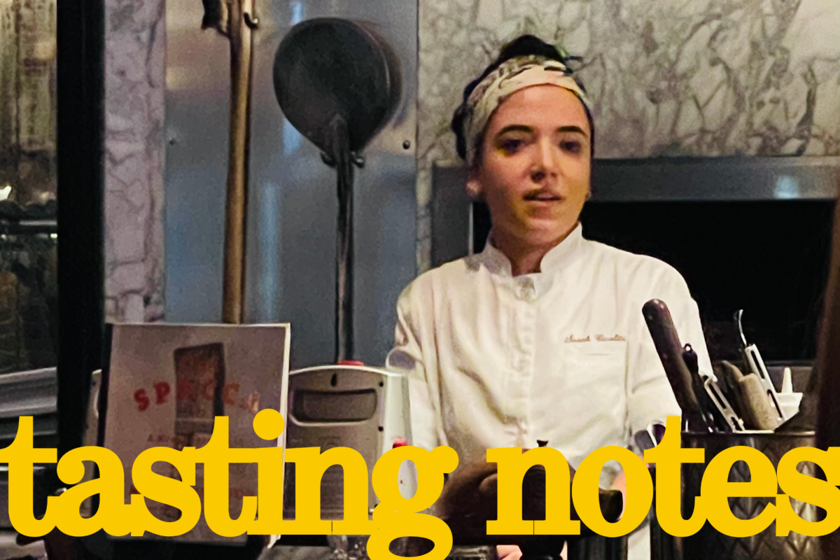 Sarah Cicolini, chef and owner of the Rome trattoria Santo Palato, at Chi Spacca in Los Angeles.